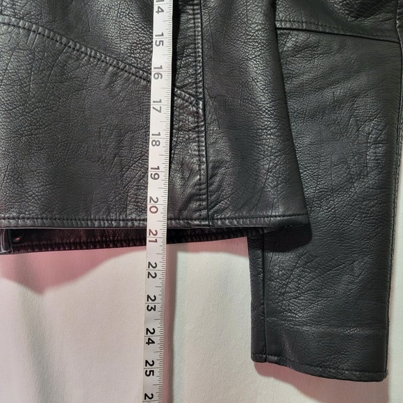 Blank NYC Moto Jacket Women's Medium Vegan Faux Leather - Picture 6 of 9